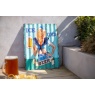 La Hacienda Corrugated Ice Cold Beer Garden Sign