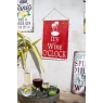 La Hacienda It's Wine O'Clock Garden Sign