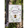 La Hacienda Wildflower Garden Sign