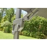 Royce Ambassador 3m x 3m Led Cantilever In Carbon With Cover And Wheeled Granite Base