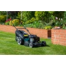Webb Webb WER21HW4 53cm (21') Self Propelled High Wheel Petrol Rotary Lawnmower With 2 Tip Blade System
