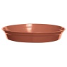 White Furze Saucer For 7 & 8" Pots - Terracotta