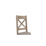 Hexham Cross Back Dining Chair Natural Check
