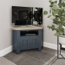 Hexham Painted Blue Corner TV Unit