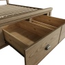 Hexham Bed With Wooden Headboard & Drawer Footboard Set