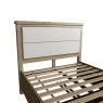 Hexham Bed With Fabric Headboard & Drawer Footboard Set