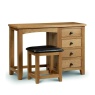 Julian Bowen Marlborough Oak Single Pedestal Dressing Table