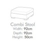 Freddie Combi Stool Fibre Interiors