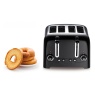 Dualit Lite 4 Slice Toaster - Black Gloss