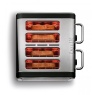 Dualit 4 Slice Architect Toaster - Black & Brushed Stainless Steel