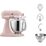 KitchenAid 5KSM185PSBft Artisan 300W Stand Mixer - Feathered Pink