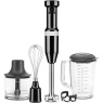 KitchenAid 5KHBV83BOB 180W Corded Hand Blender + Accessories - Onyx Black