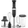 KitchenAid 5KHBV83BBM 180W Corded Hand Blender + Accessories - Matte Black