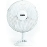 Status 12-inch Oscillating White Desk Fan