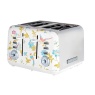 Laura Ashley VQSBT583WSUK Elveden 4 Slice Toaster - White