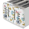 Laura Ashley VQSBT583WSUK Elveden 4 Slice Toaster - White