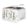 Laura Ashley VQSBT583WSUK Elveden 4 Slice Toaster - White