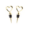 Taylors Eye Witness Taproom Wine Stopper Gold Heart Set Of 2