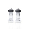 Taylors Eye Witness Salt & Pepper Mill Clear/Black Set Of 2