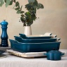 Le Creuset Heritage Deep Rectangular Dish 26cm Deep Teal