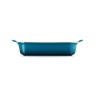 Le Creuset Heritage Deep Rectangular Dish 32cm Deep Teal