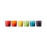 Le Creuset Set Of 6 Rainbow Espresso Mug