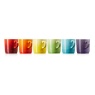 Le Creuset Set Of 6 Rainbow Cappuccino Mugs