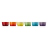 Le Creuset Set Of 6 Rainbow Mini Ramekin