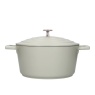 Masterclass Cast Aluminium Casserole Dish 24cm Mint