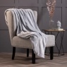 Heat Holder Fleece Blanket/Throw - Grey