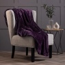 Heat Holder Fleece Blanket/Throw - Mulled Wine