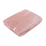 Heat Holder Fleece Blanket/Throw - Dusky Pink