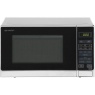 Sharp R272SLM 800W Solo Microwave 20L - Silver