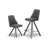 Austin Dining Chair Dark Grey Bison