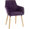 Monza Visitors Chair In Plum