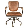 Meteor Office Chair Plush Brown Leather