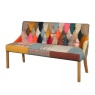 Jester Harlequin Patchwork Bench