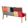 Jester Harlequin Patchwork Bench