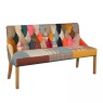 Jester Harlequin Patchwork Bench