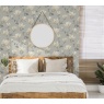 Arthouse Lily Floral Natural Wallpaper