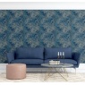 Arthouse Arthouse Modern Raffia Blue Wallpaper