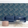 Arthouse Modern Raffia Blue Wallpaper