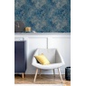 Arthouse Modern Raffia Blue Wallpaper