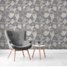 Arthouse Palm Grove Grey Wallpaper