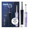 Oral B Vitality Pro Electric Toothbrush - Black & Purple Duo