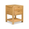 Ercol Bosco 2 Drawer Bedside Cabinet