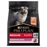 Pro Plan Medium Puppy Sensitive Skin Salmon Dry Dog Food - 3kg