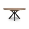 Phoenix Extending Round Table 1.2-1.6m- Light Walnut