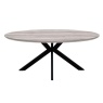 Phoenix Oval Table 1.8m - Grey