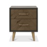 Alberta 2 Drawer Nightstand